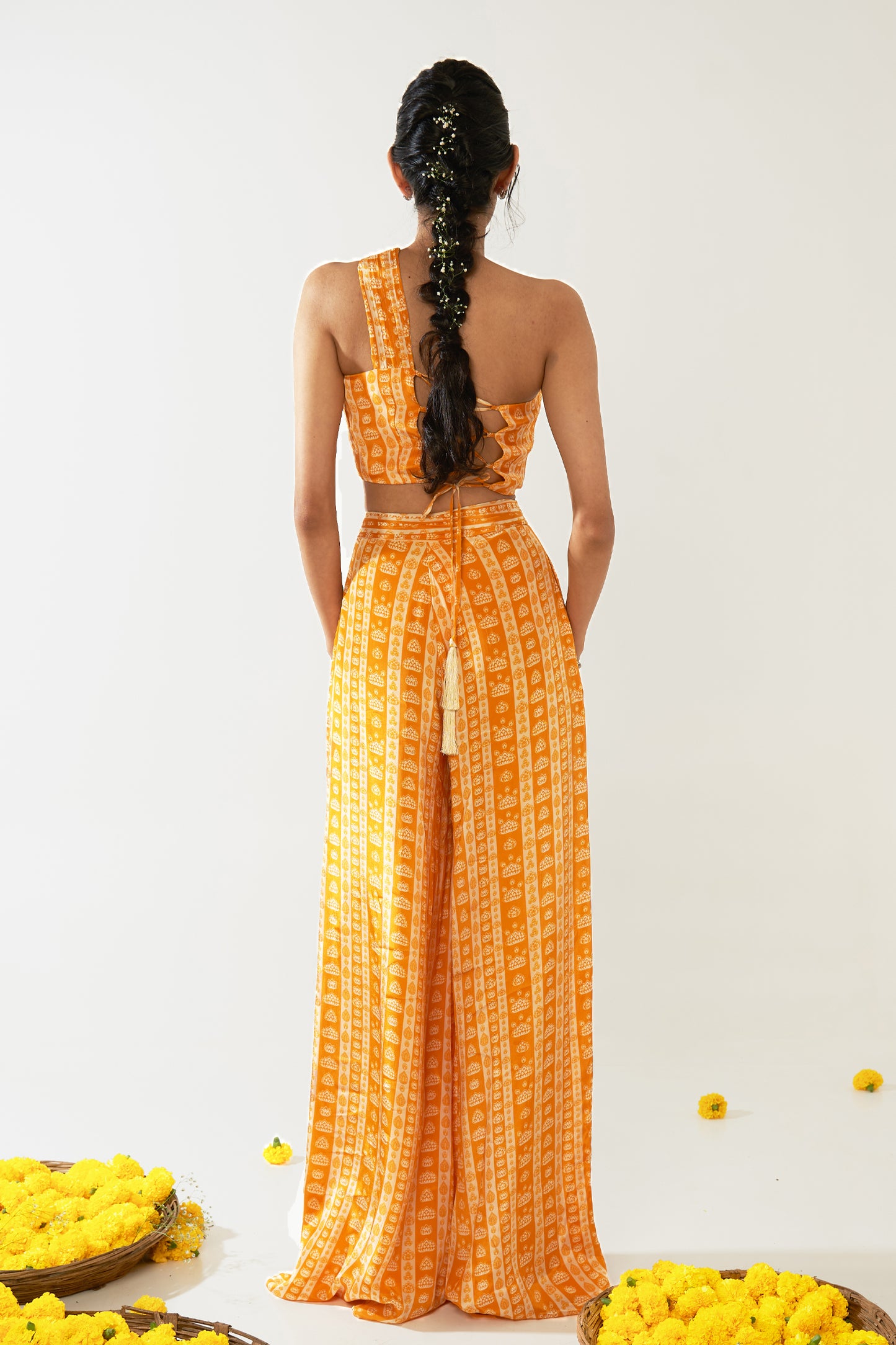 Mustard Yellow Floral Co-ord