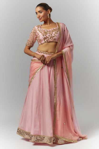 Candy Pink Lehenga Set