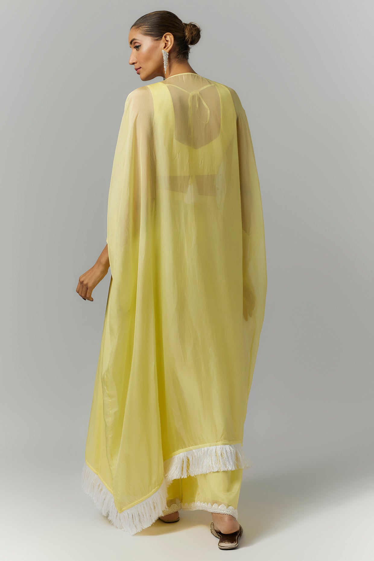 Butter Yellow Cape Set